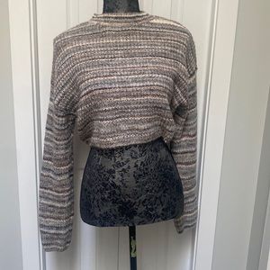 Garage Oversized Cropped Grandpa Sweater